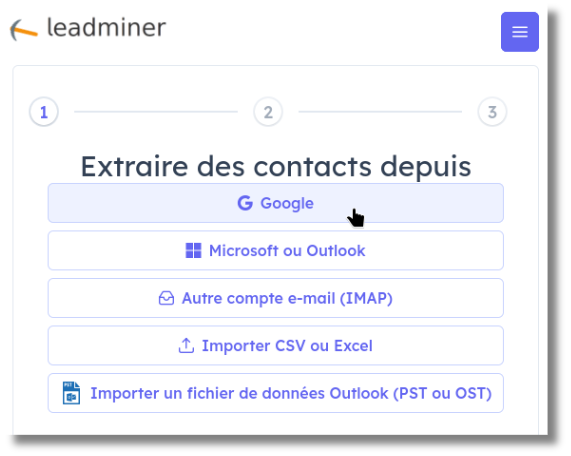 Inbox connection and extraction